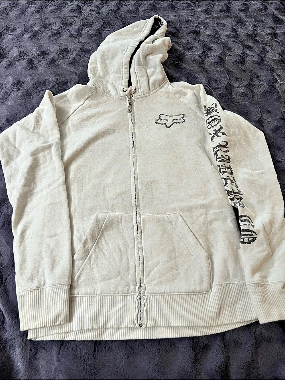 Fox Women’s White Hooded Jacket